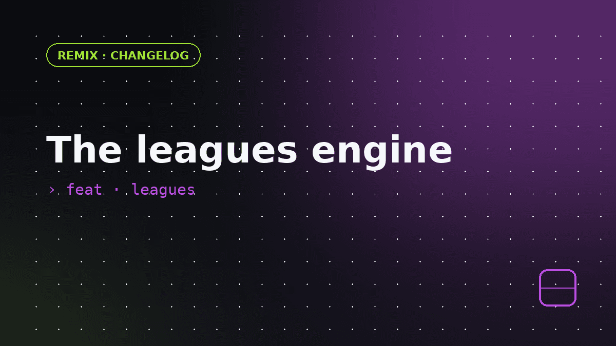 Leagues: your score now means something